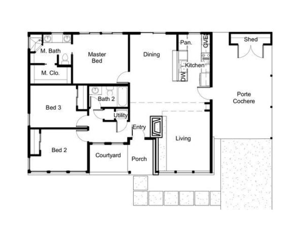 Finished plan for a house for 4 - Image 2